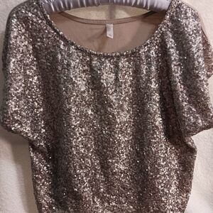 Xhilaration sequined top